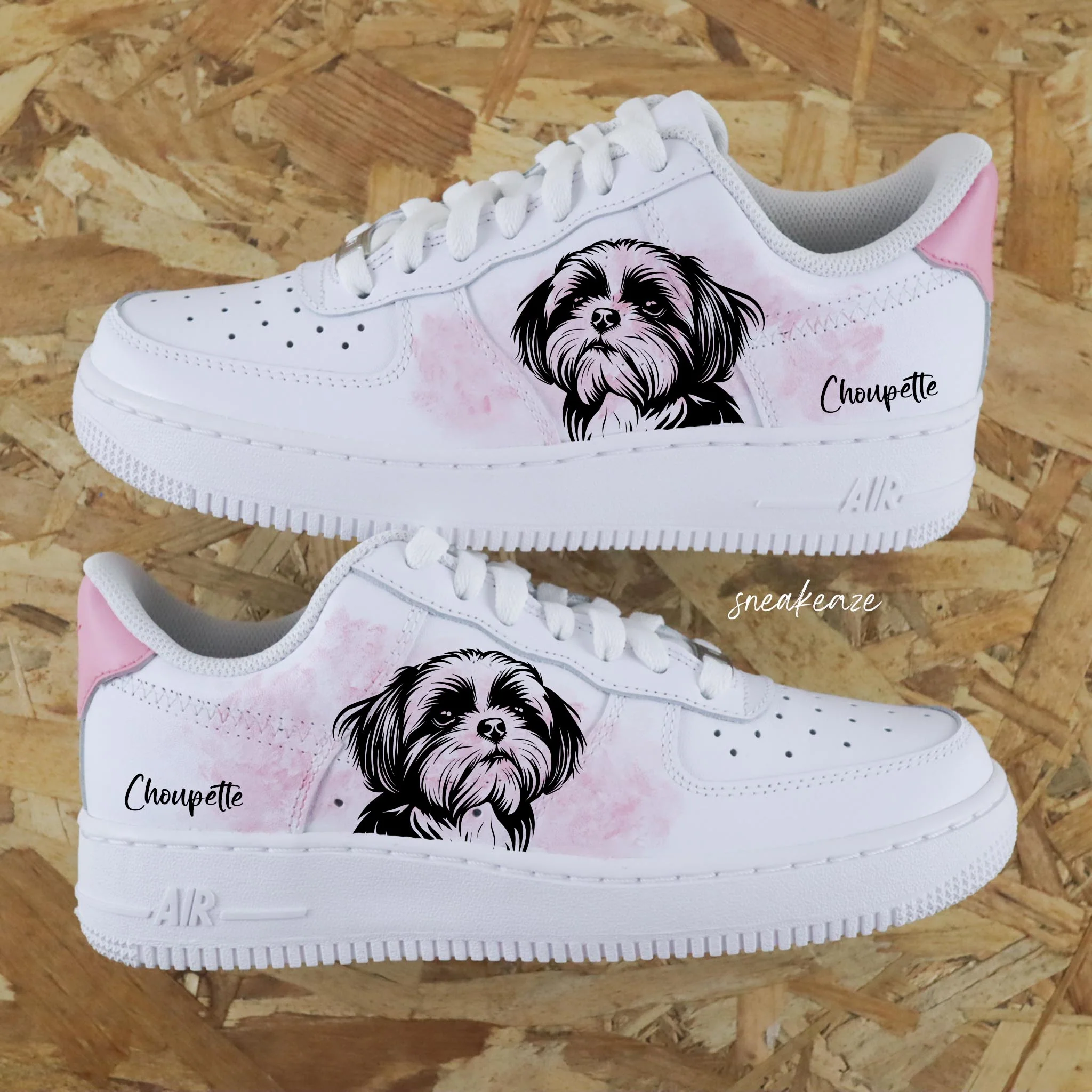 Cheval aquarelle (Animal au choix) - Air Force 1 custom – Image 5