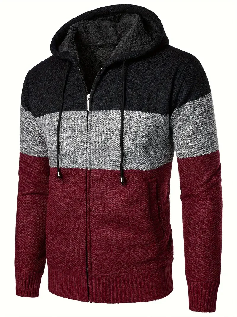 CASUAL Full Zip Hoodie For Men – Image 3