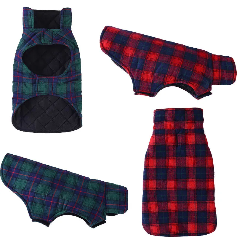 HJKL Plaid Dog Coat – Image 2
