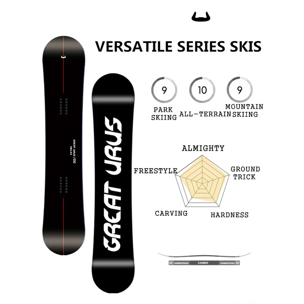 WHITE CAT Short Snowboard – Image 4