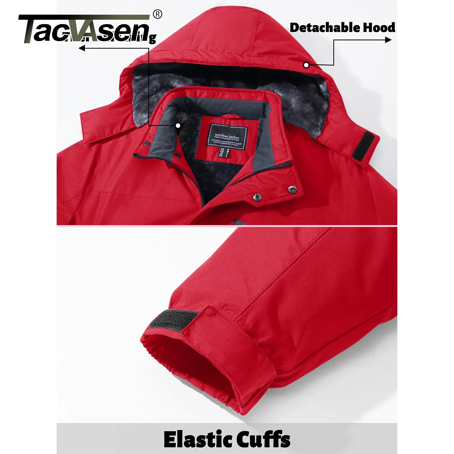 TACVASEN Camo Snowboard Jacket – Image 5