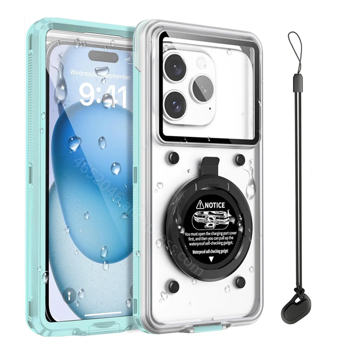 SHELLBOX Universal 6.9 Inch Waterproof Case for iPhone 16 Pro 15 14 13 12 Samsung S25 S24 S23 Ultra A16 A55 – Image 5