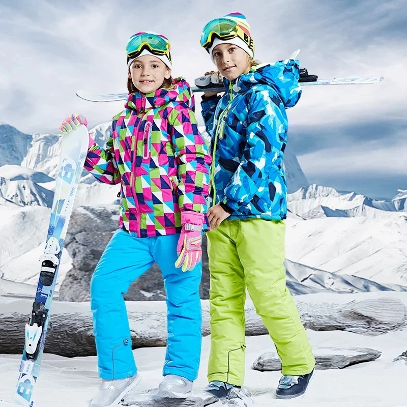 DEAR RABBIT Outdoor Windproof Ski Snowboard Suit - Kid's – Image 2