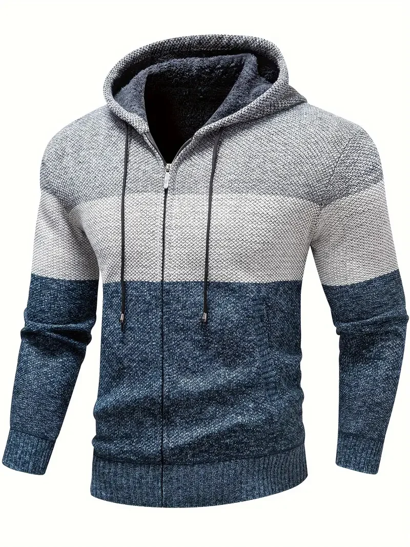 CASUAL Full Zip Hoodie For Men – Image 2