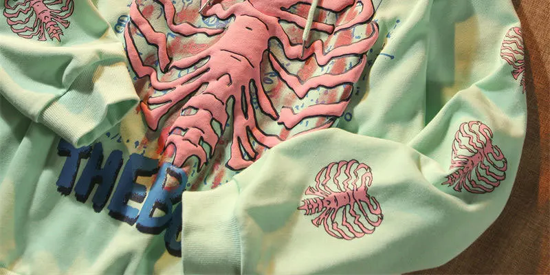 Hoodie Kawaii Pink Skeleton Y2K – Image 8