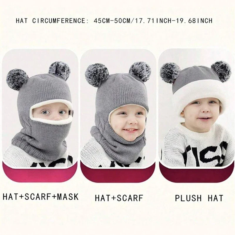 DENOSWIM Baby Hat and Scarf with Optional Gloves – Image 7