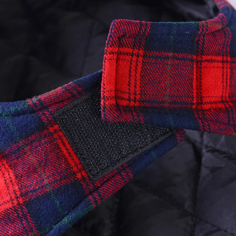 HJKL Plaid Dog Coat – Image 3