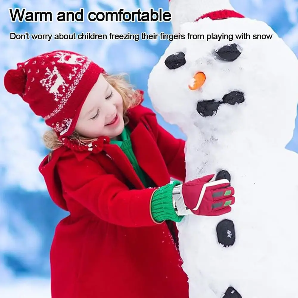 FROSTKANGO Winter Waterproof Ski Snowboard Gloves - Kid's – Image 4