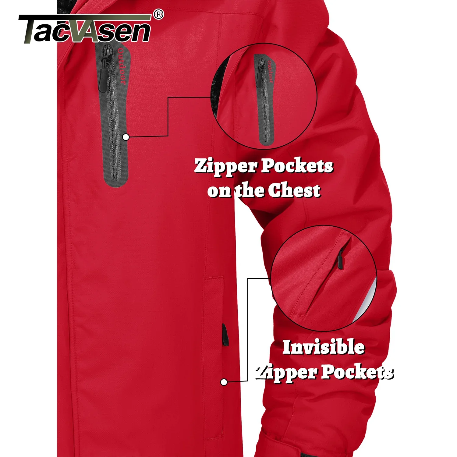 TACVASEN Camo Snowboard Jacket – Image 6