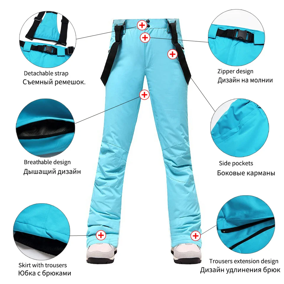 DIVA Thick Ski Pants - Women's – Image 7