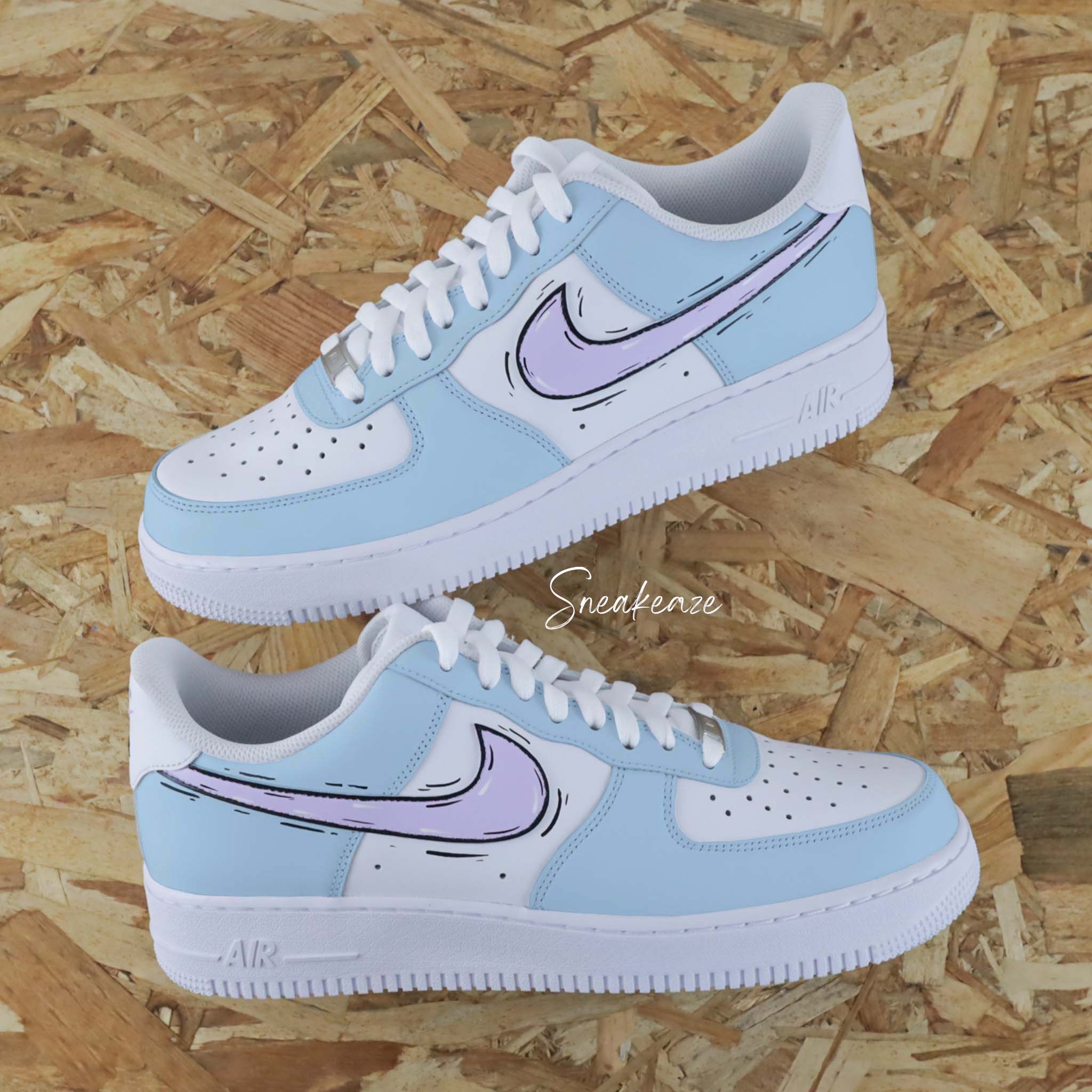 Cartoon Sketch duo - Air Force 1 custom – Image 5