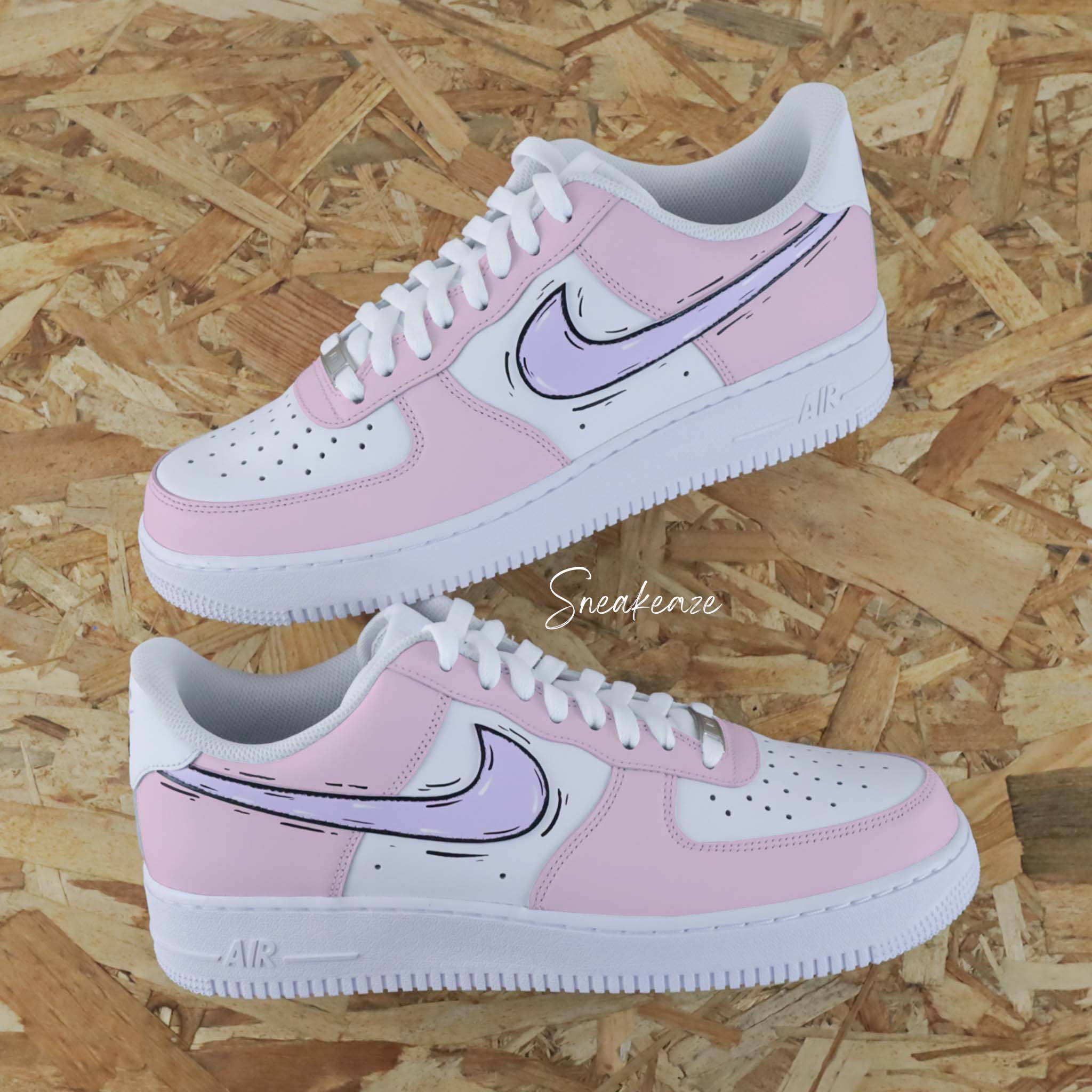 Cartoon Sketch duo - Air Force 1 custom – Image 4