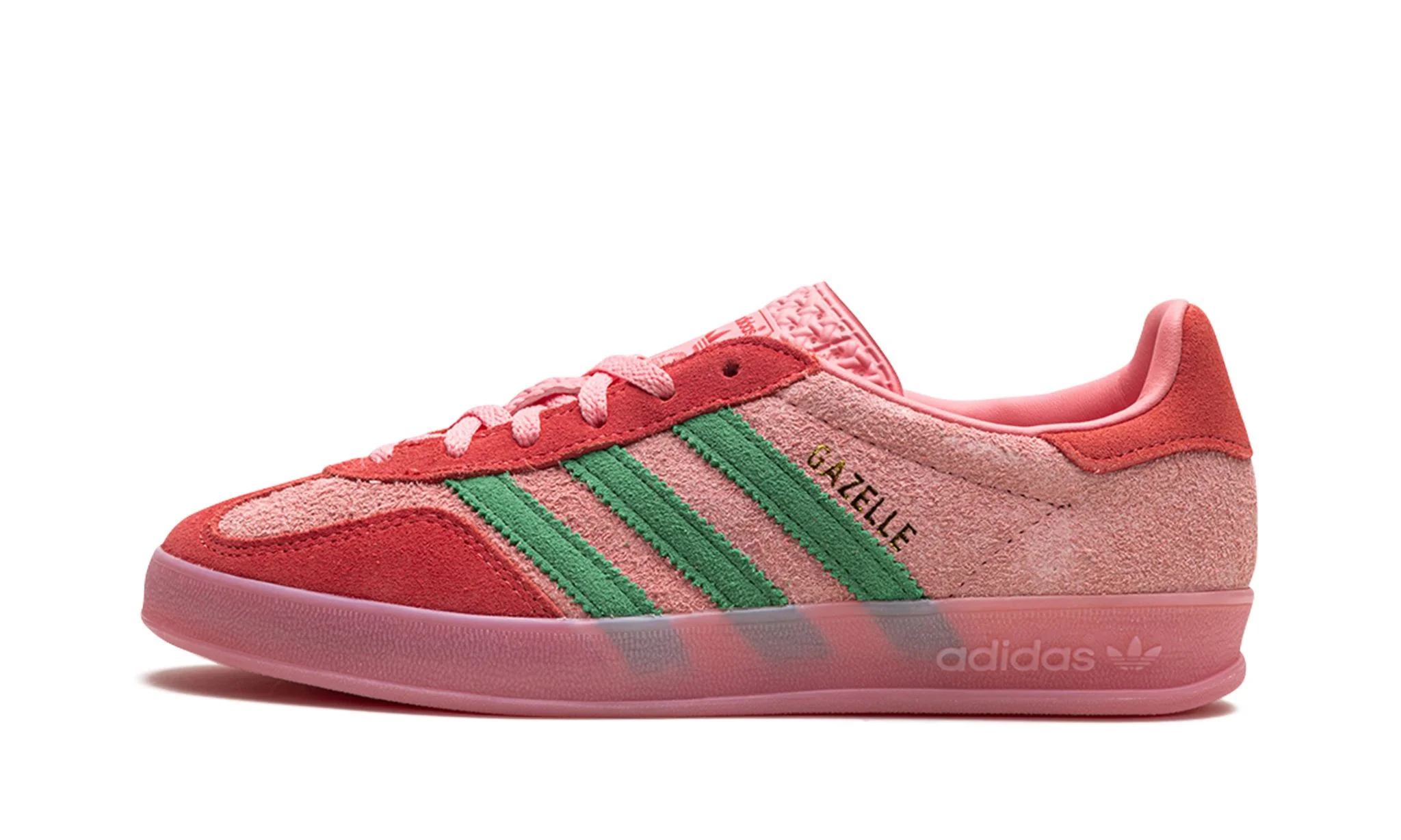 Adidas Gazelle Indoor Semi Rose Spark Preloved Scarlet – Image 2