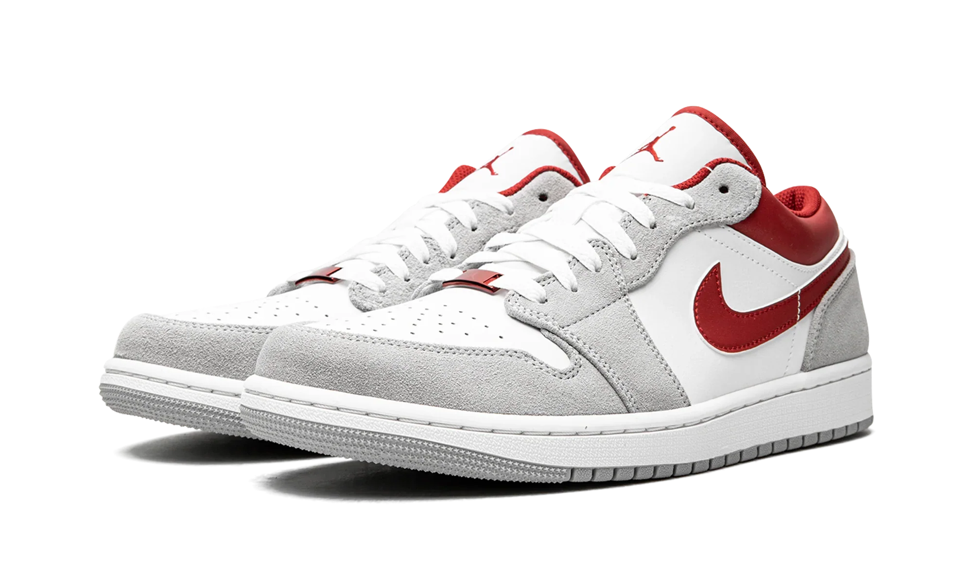 Air Jordan 1 Low SE Light Smoke Grey Gym Red – Image 3