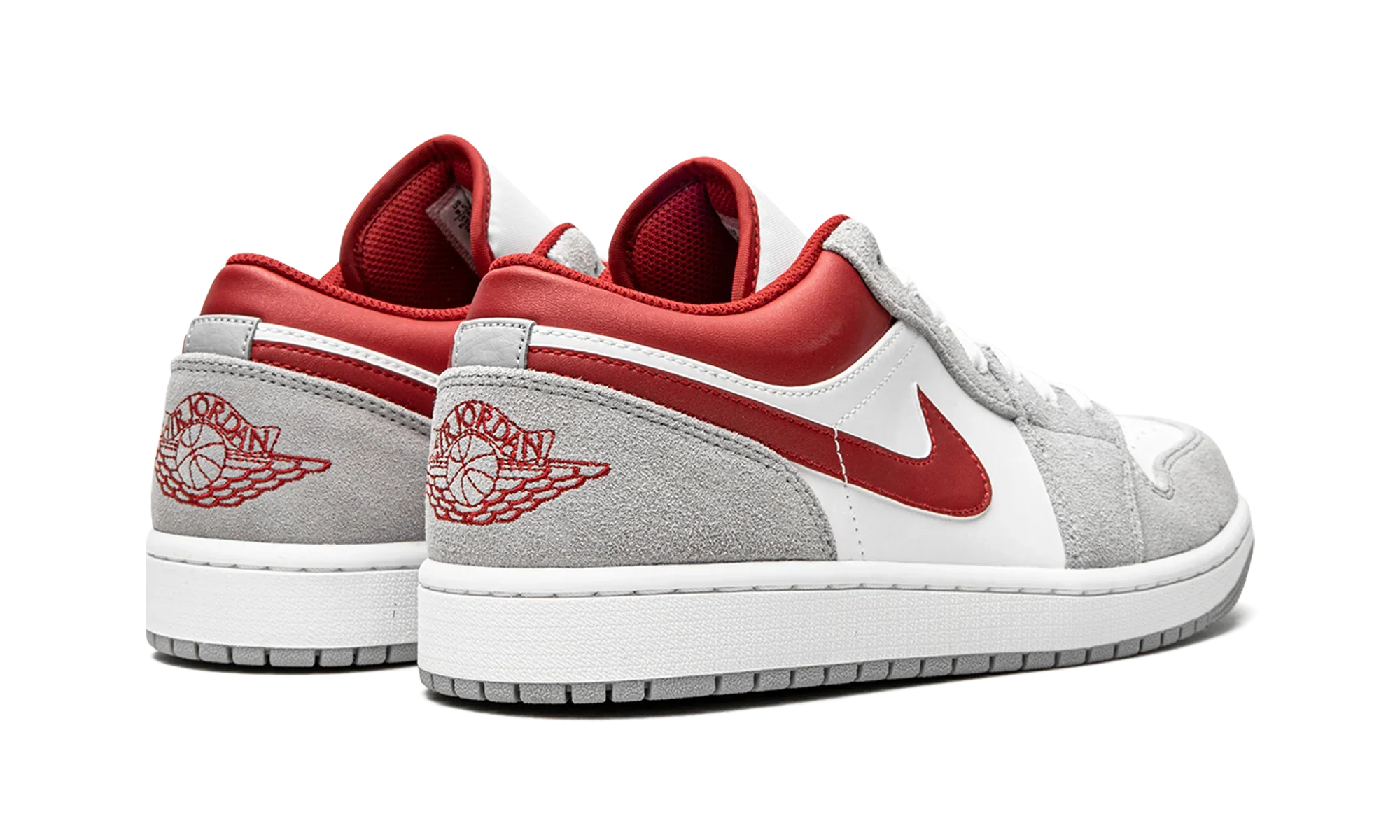 Air Jordan 1 Low SE Light Smoke Grey Gym Red – Image 4