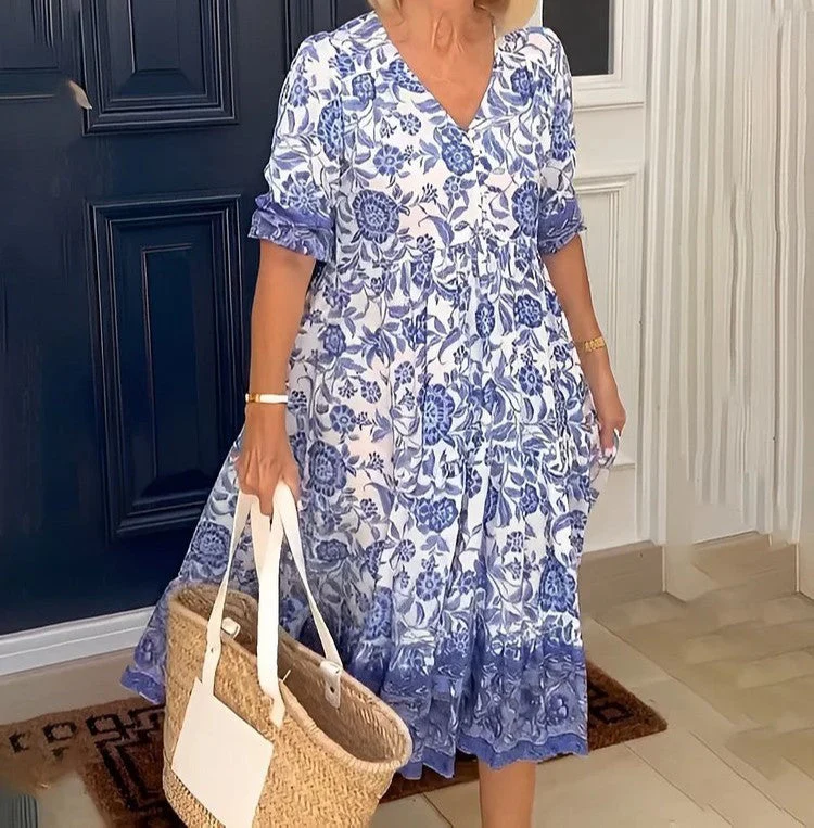 Robe d'été midi élégante pour un look décontracté – Image 7