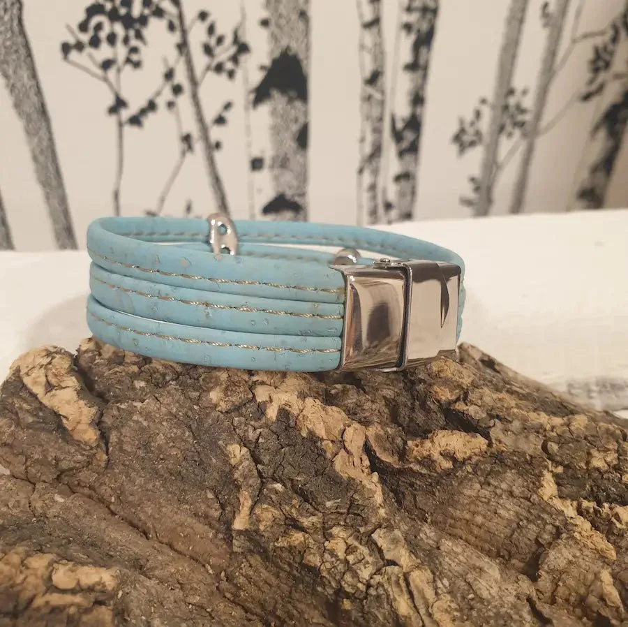 Bracelet Nina en liège, délicat et facile à porter – Image 4