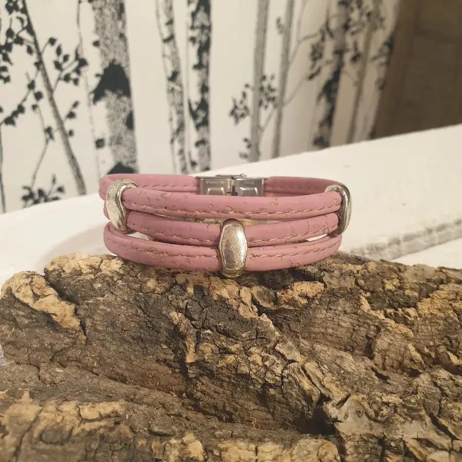 Bracelet Nina en liège, délicat et facile à porter – Image 3