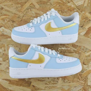 Or et Bleu (modèle au choix) - Air Force 1 custom