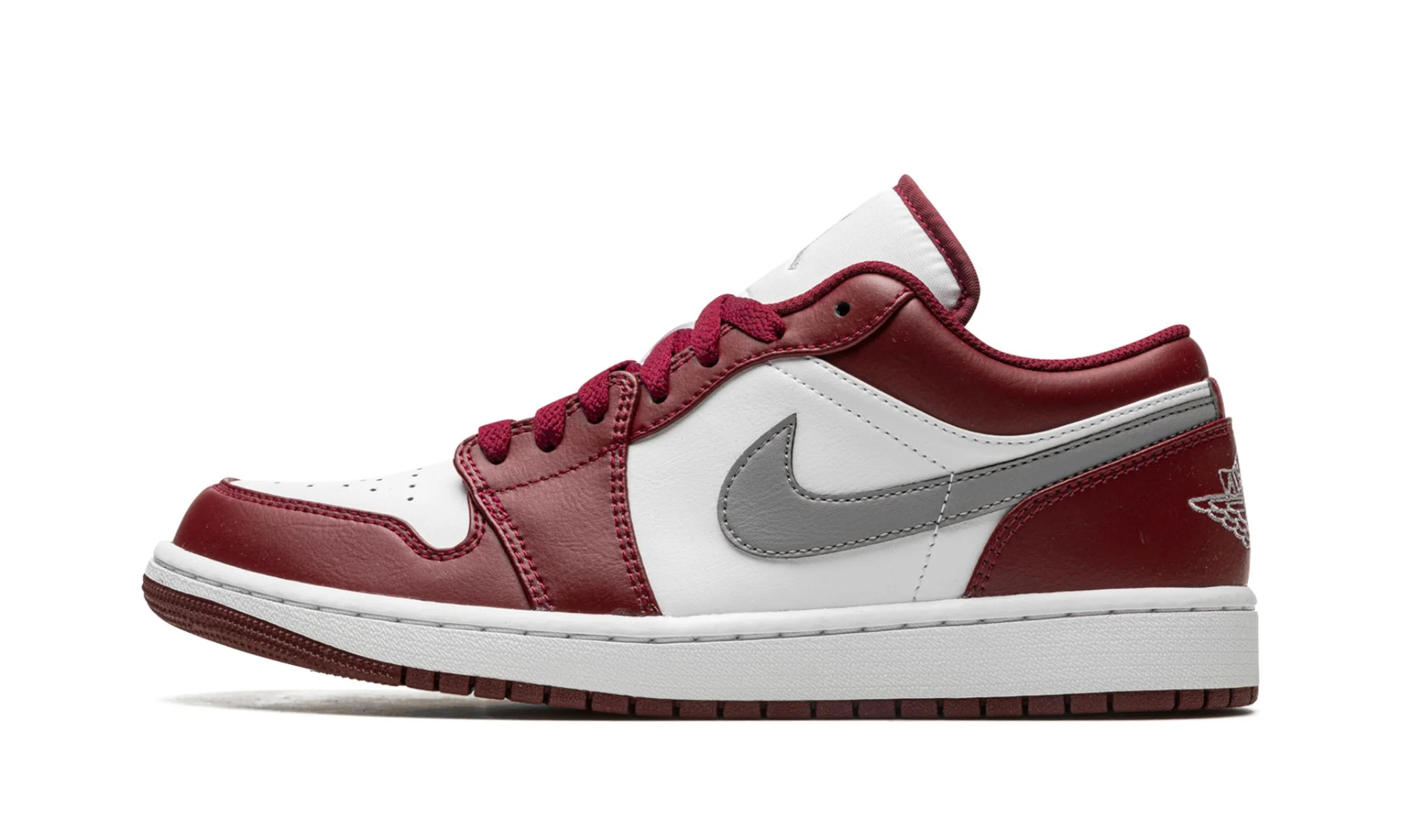 Air Jordan 1 Low White Bordeaux – Image 2