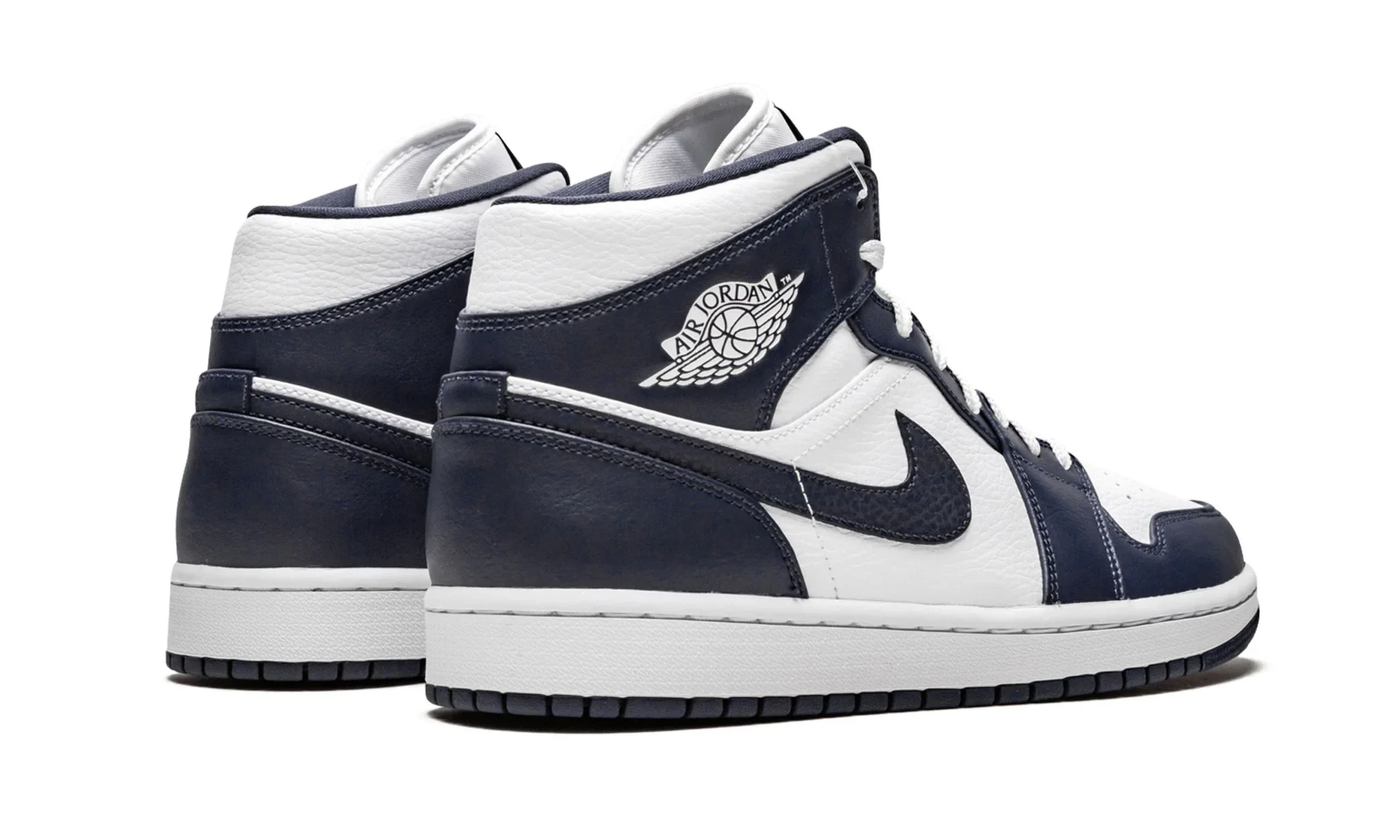 Air Jordan 1 Mid White Metallic Gold Obsidian – Image 4