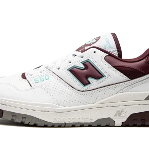 New Balance 550 Burgundy Cyan