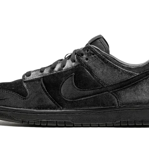 Nike Dunk Low Dover Street Market Triple Black Velvet