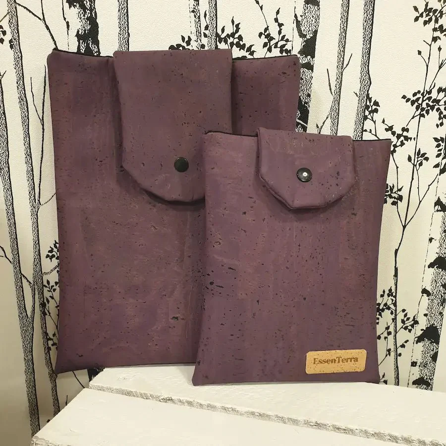 Pochette Violetta en liège, féminine et raffinée – Image 2