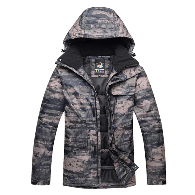 SAENSHING Ski / Snowboarding Set - Black Camo - Mens – Image 3