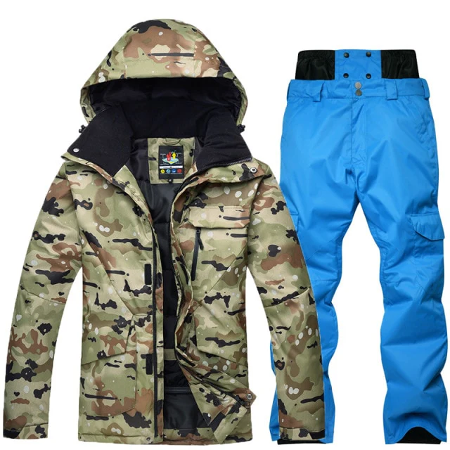 SAENSHING Ski / Snowboarding Set - Black Camo - Mens – Image 4
