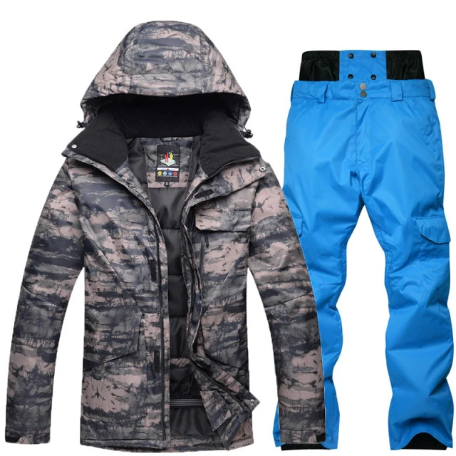 SAENSHING Ski / Snowboarding Set - Black Camo - Mens – Image 8