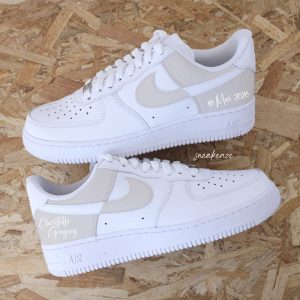 Reverse mariage beige - Air Force 1 custom