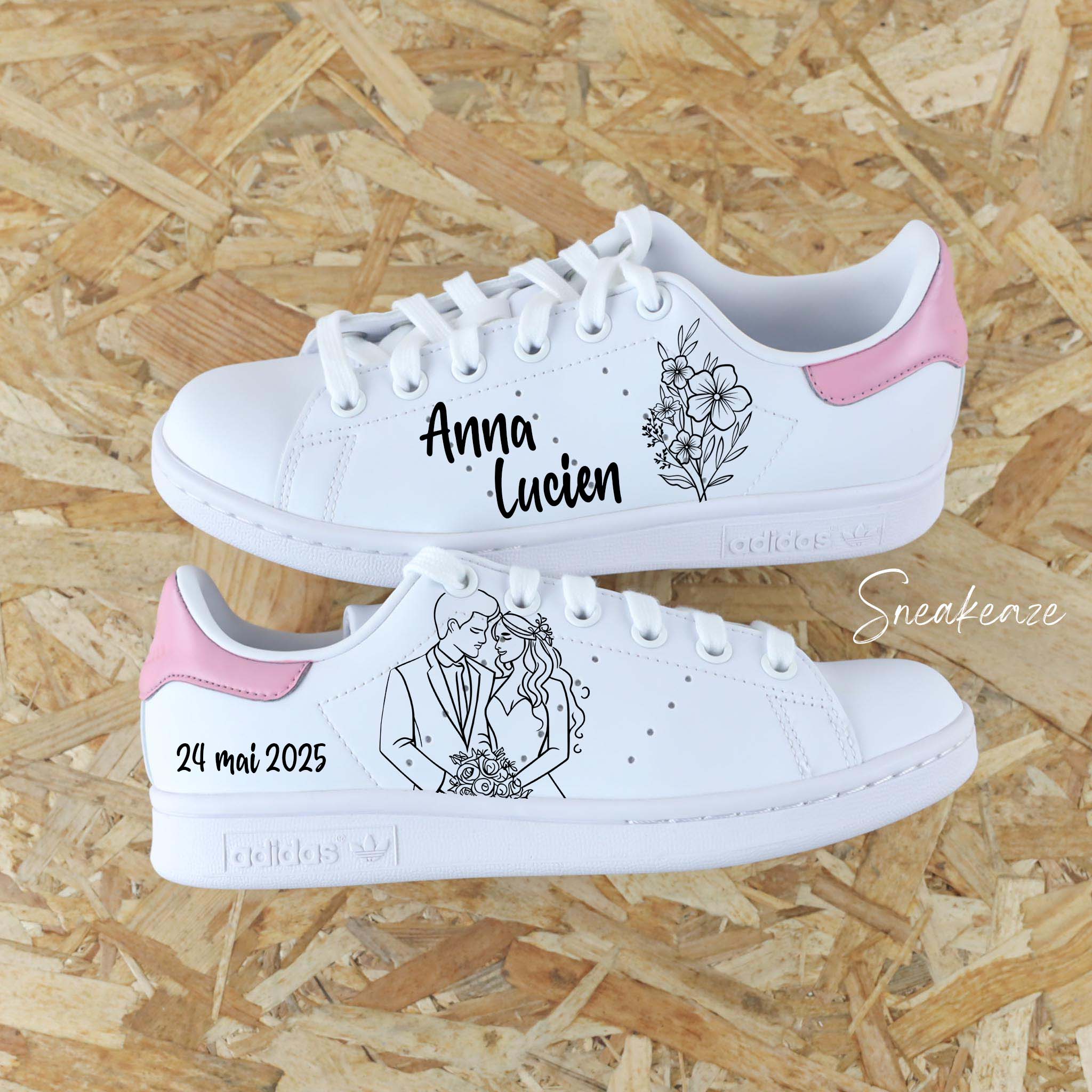 Bouquet de la marié - Stan Smith custom mariage – Image 6