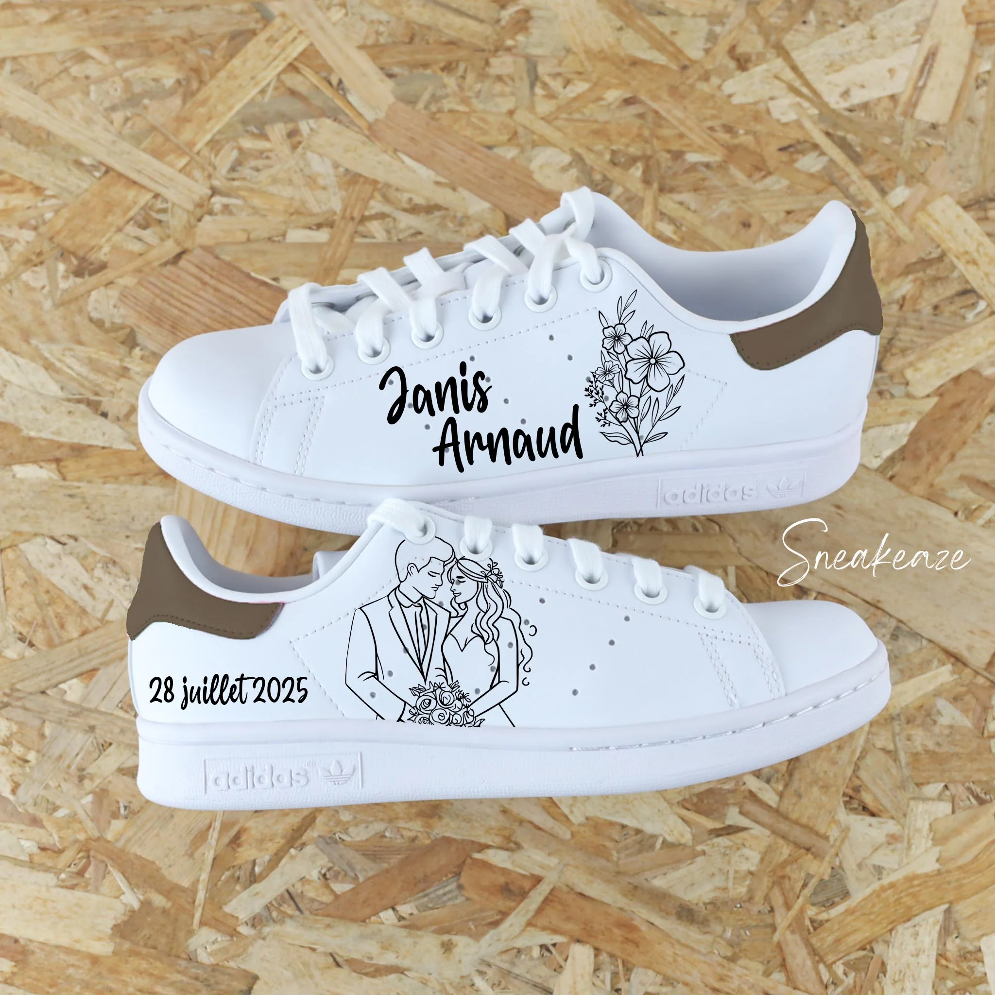 Bouquet de la marié - Stan Smith custom mariage – Image 7