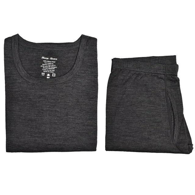 THERMAL Long Sleeve Base Layer Top (Merino Wool) - Mens – Image 6