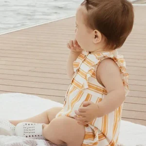 Barboteuse à rayures